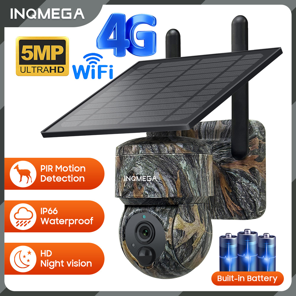 Garden Camera - INQMEGA 5MP 4G / WIFI كاميرا