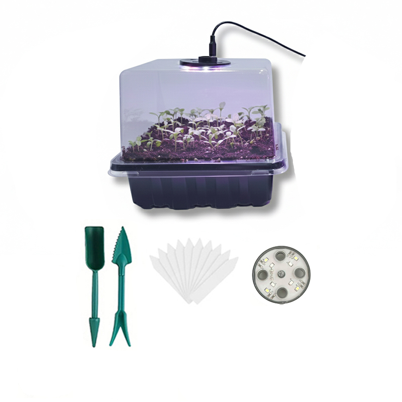 Grow Light Led - مجموعة من 1/2/3 صواني إنبات بذور