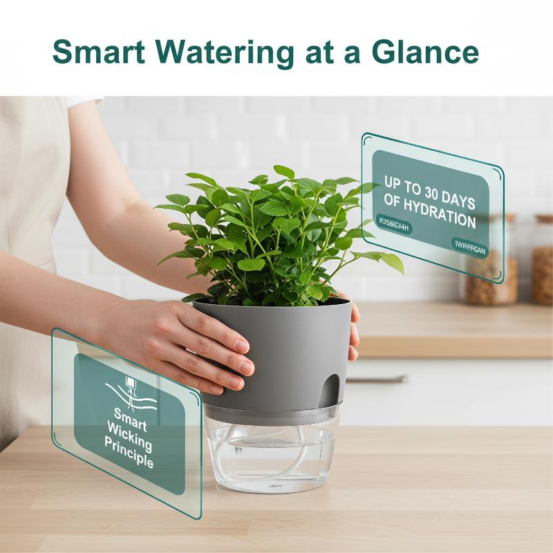 Hydroponic Grow Pod - قطعة واحدة من أوعية الزرع البلاستيكية