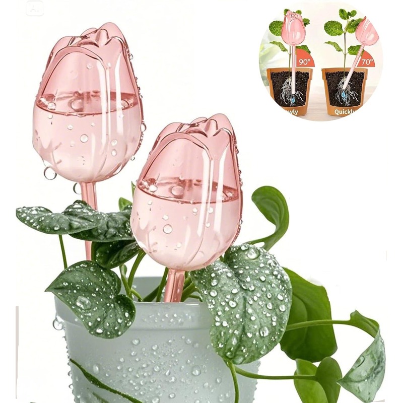 كرات سقي نباتات التوليب الوردي - مراجعة Plant Sensor وسعره