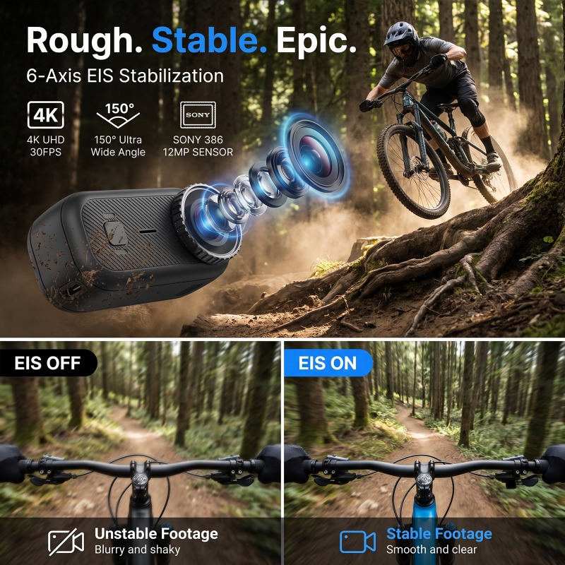 كاميرا APEX Action 4K الرياضية - مراجعة Garden Camera وسعره