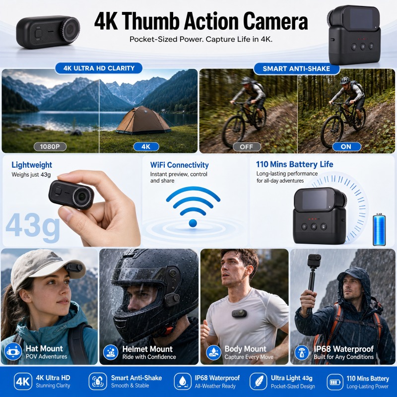 كاميرا APEX Action 4K الرياضية - مراجعة Garden Camera وسعره