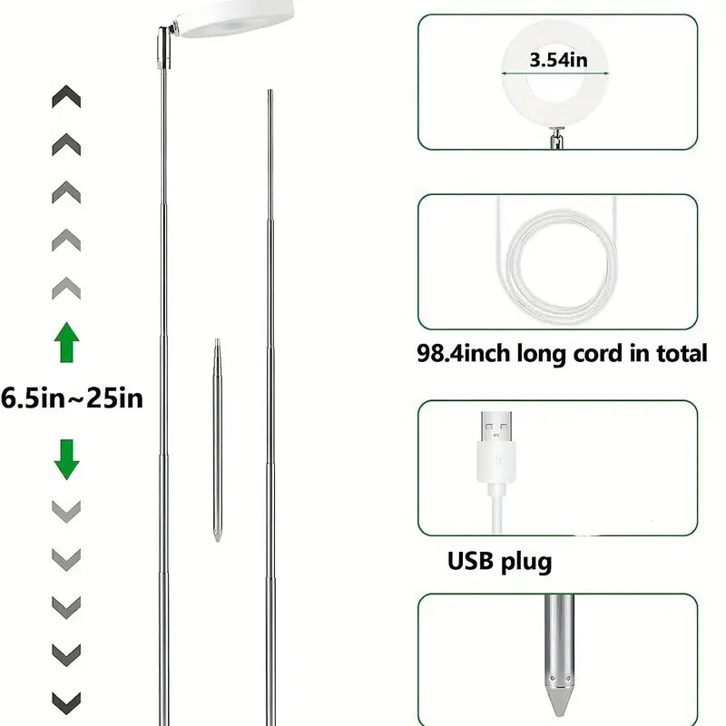 LED تنمو ضوء الطيف الكامل مصبا - مراجعة Indoor Garden Kit وسعره