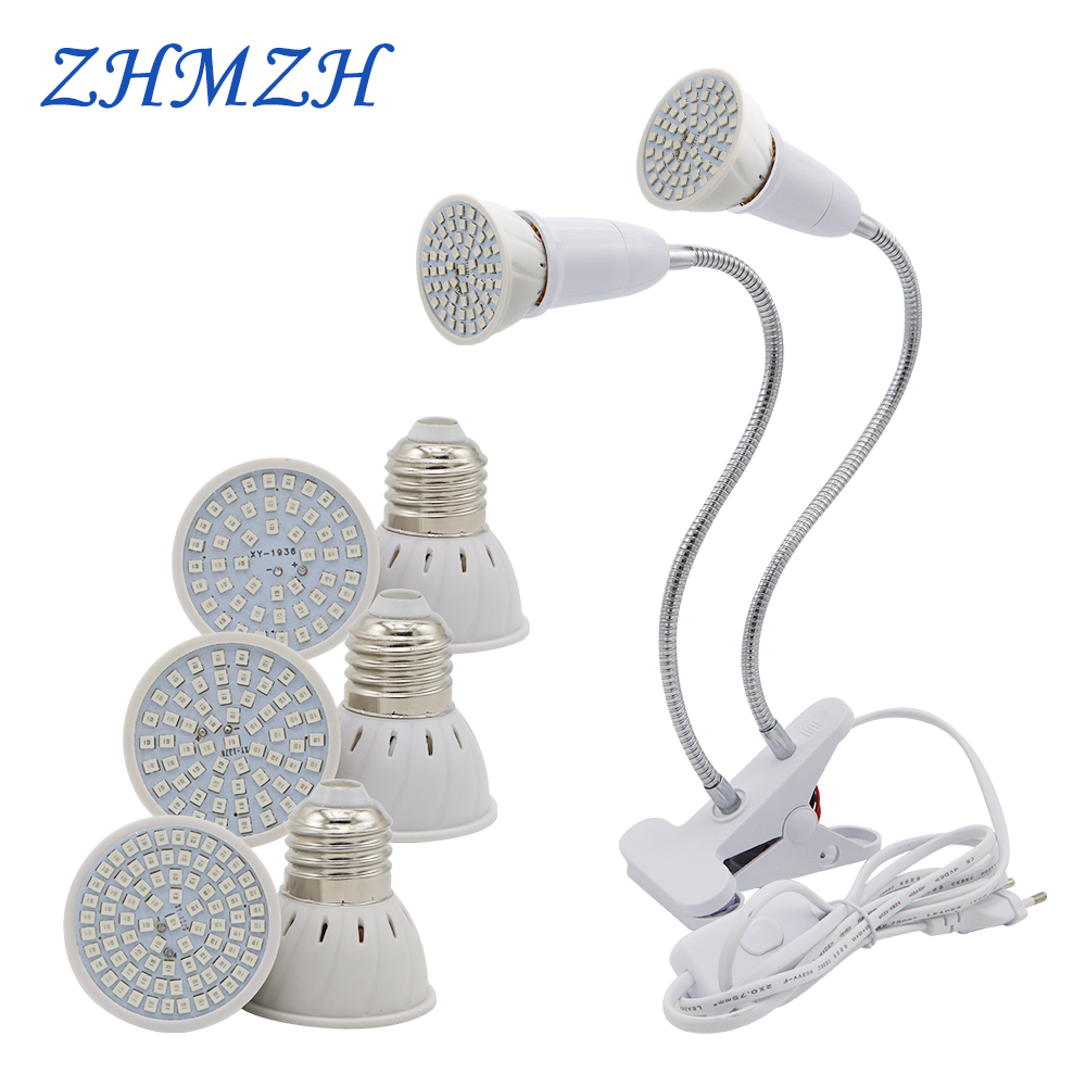 E27 LED النبات تزايد المصباح ا - مراجعة Plant Grow Light Full Spectrum وسعره