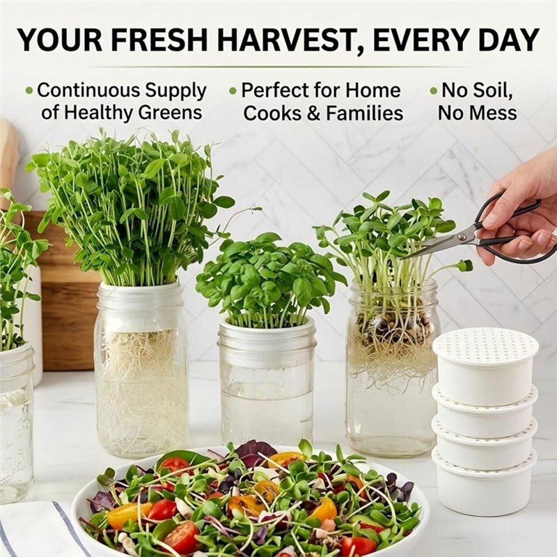 مجموعة أدوات زراعة الخضروات ال - مراجعة Indoor Garden Kit وسعره