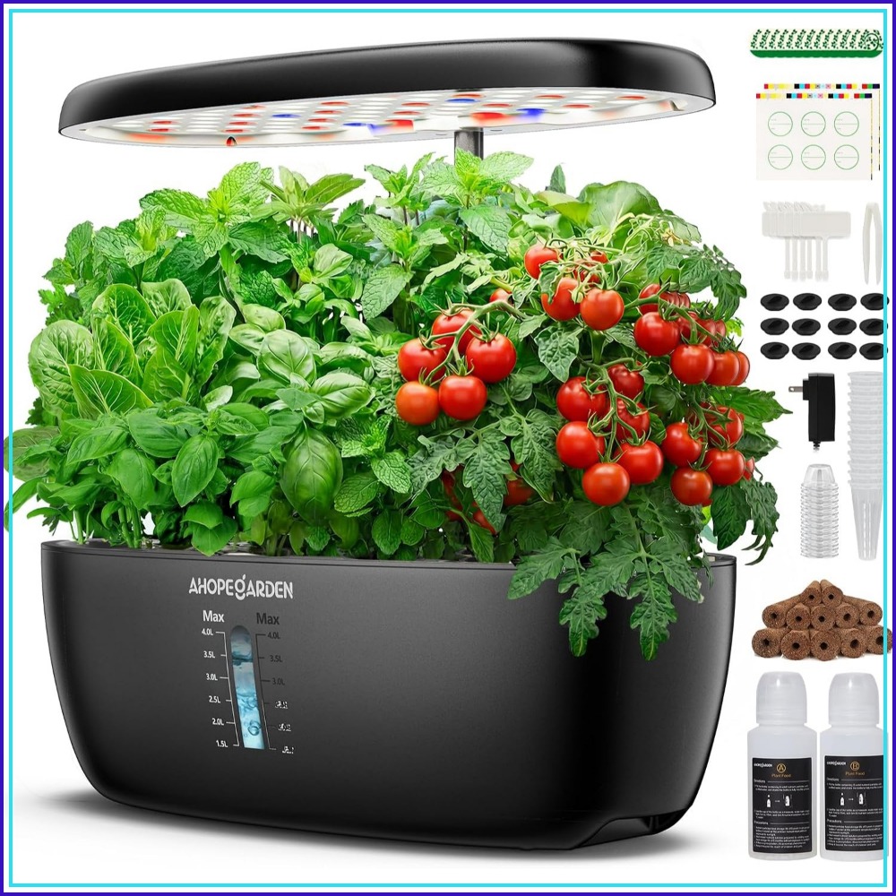 حديقة زراعة مائية بـ 12 وحدة م - مراجعة Indoor Garden Kit وسعره