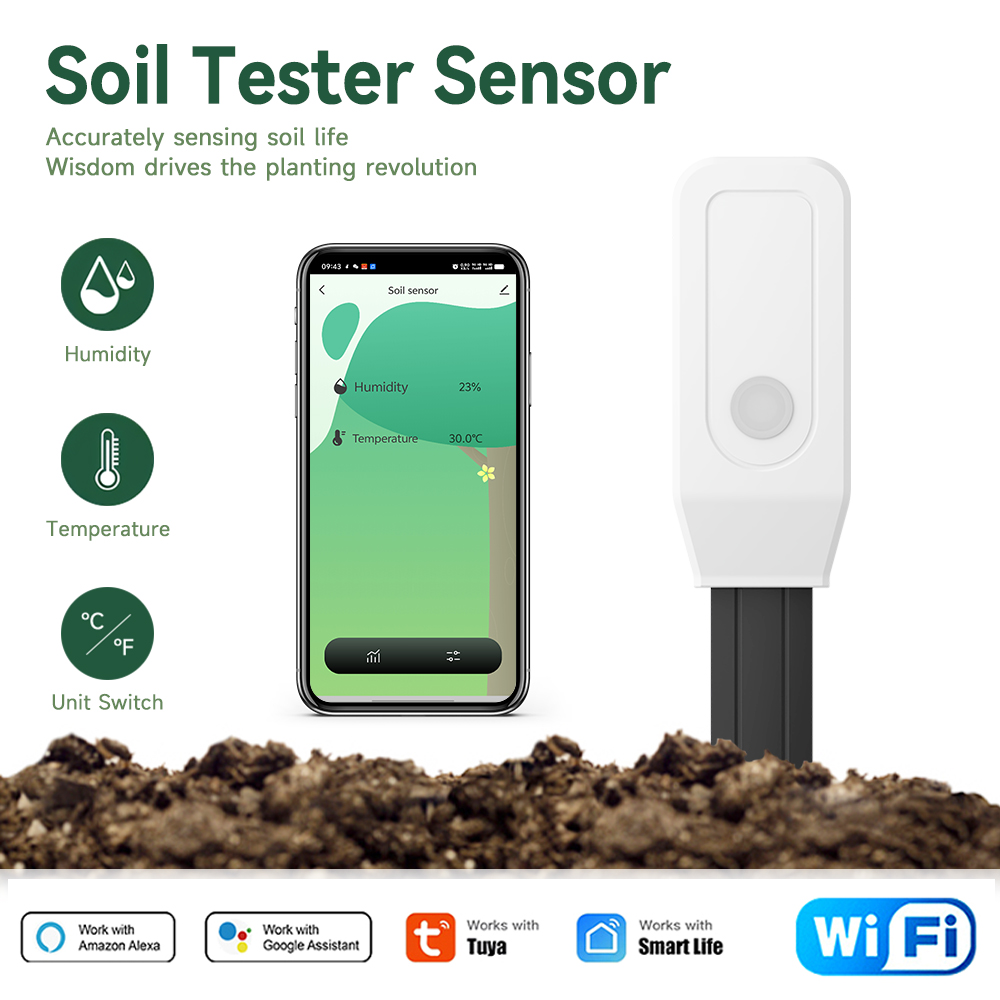 جهاز اختبار التربة الذكي واي ف - مراجعة Plant Sensor وسعره