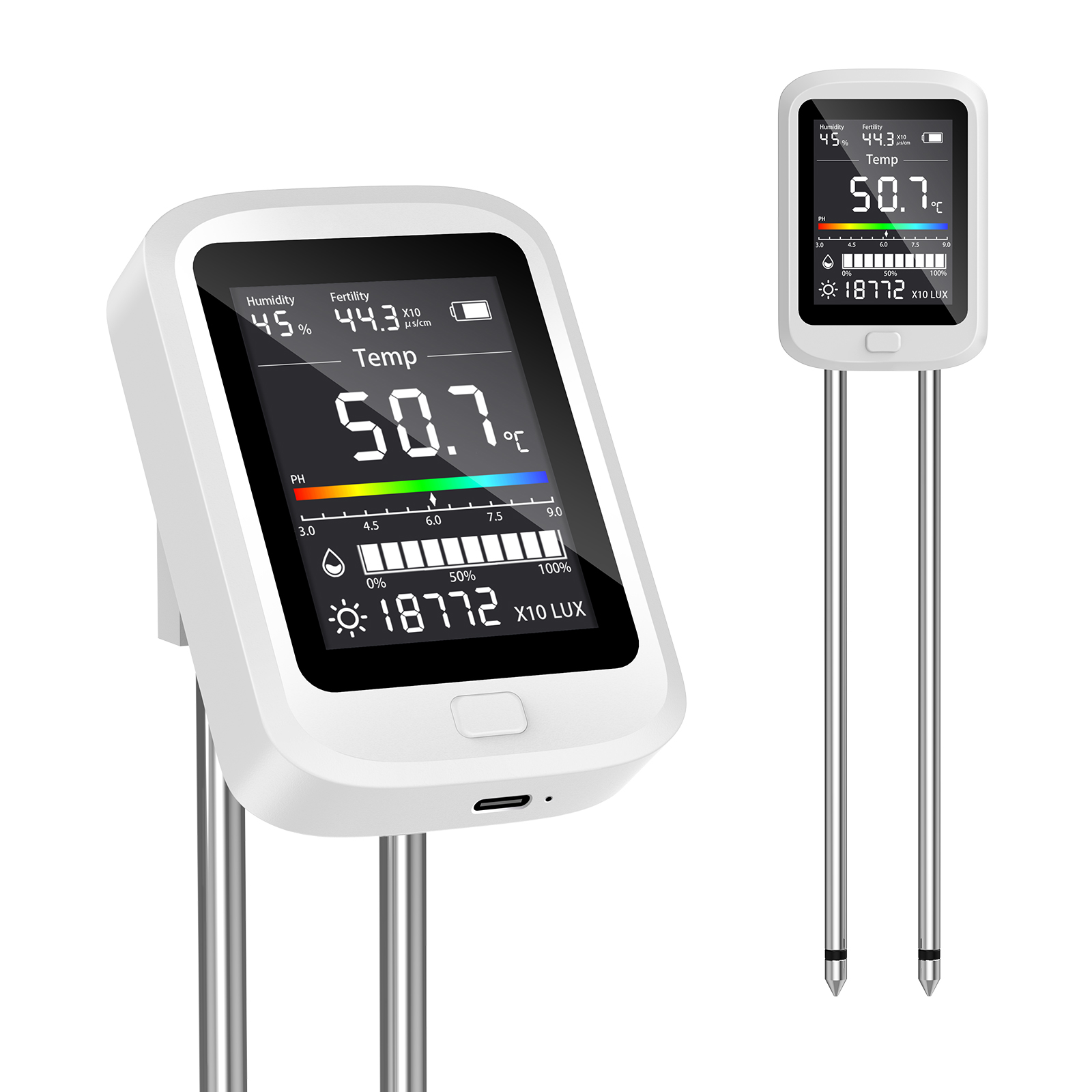 جهاز قياس رطوبة التربة 6 في 1، - مراجعة Plant Monitor وسعره