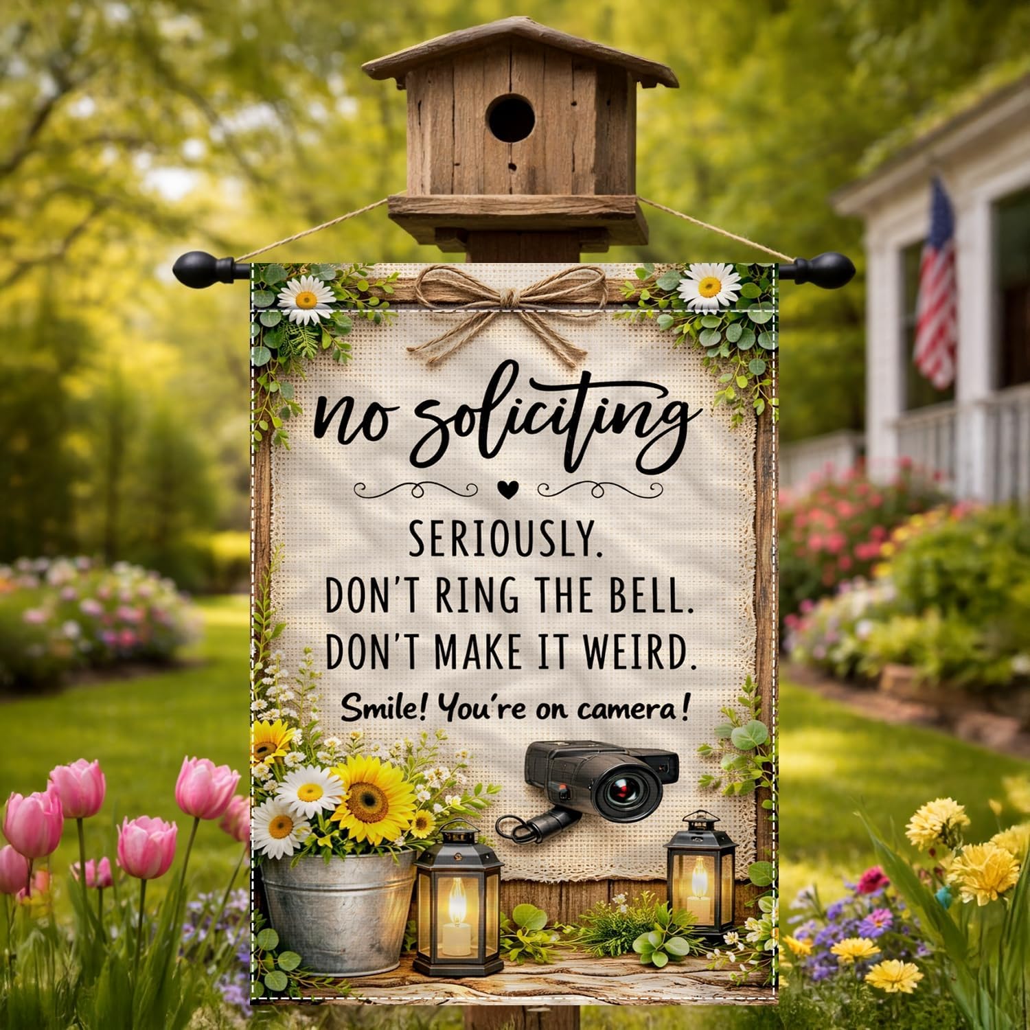 لا تطلب خدمات إضافية، لا تدق ا - مراجعة Garden Camera وسعره
